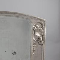 Large French Art Nouveau Silvered Overmantle Mirror (4 of 7) Large French Art Nouveau Silvered Overmantle Mirror (4 of 7)