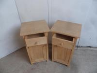 Quality Pair of Tall Antique Pine Bedside Cabinets to wax / paint (6 of 8) Quality Pair of Tall Antique Pine Bedside Cabinets to wax / paint (6 of 8)