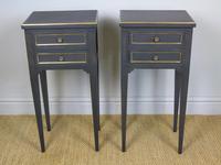 Antique Pair of Painted Bedside Cabinets Brass Mounts (8 of 8) Antique Pair of Painted Bedside Cabinets Brass Mounts (8 of 8)