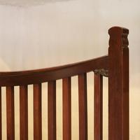 Edwardian Style Single Mahogany Antique Bed (5 of 6) Edwardian Style Single Mahogany Antique Bed (5 of 6)