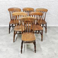 6x Windsor Slatback Kitchen Chairs (6 of 7) 6x Windsor Slatback Kitchen Chairs (6 of 7)