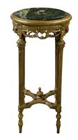 Pair of French Giltwood Carved Marble Top Stands (3 of 6) Pair of French Giltwood Carved Marble Top Stands (3 of 6)