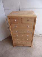 Lovely Art Deco 1930s Pine 7 Drawer Chest of Drawers to wax / paint (4 of 11) Lovely Art Deco 1930s Pine 7 Drawer Chest of Drawers to wax / paint (4 of 11)