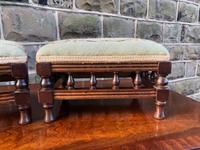 Pair of Antique Mahogany Foot Stools (4 of 7) Pair of Antique Mahogany Foot Stools (4 of 7)