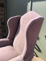 Pair of Antique English Upholstered Wing Armchairs (2 of 10) Pair of Antique English Upholstered Wing Armchairs (2 of 10)