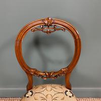 Elegant Set of 6 Victorian Walnut Antique Dining Chairs (9 of 9) Elegant Set of 6 Victorian Walnut Antique Dining Chairs (9 of 9)
