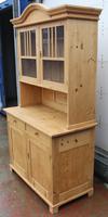 1920s Country Pine Dome Top Dresser with Glazed Display Top (4 of 5) 1920s Country Pine Dome Top Dresser with Glazed Display Top (4 of 5)