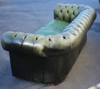 1960s Chesterfield Green Leather Buttoned Back 3 Seater Sofa. (2 of 3) 1960s Chesterfield Green Leather Buttoned Back 3 Seater Sofa. (2 of 3)