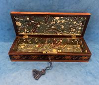 Victorian Satinwood Glove Box With Tunbridge Ware Inlay (2 of 12) Victorian Satinwood Glove Box With Tunbridge Ware Inlay (2 of 12)