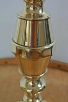 Rare Set of 4 Large Victorian Brass Candlesticks Through Pushers 12.5" c.1890 (6 of 7) Rare Set of 4 Large Victorian Brass Candlesticks Through Pushers 12.5" c.1890 (6 of 7)