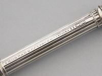 George IV Silver Sliding Mechanical Propelling Pencil With Carved Silver Seal, By S Mordan & G Riddle, London, 1827 (7 of 12) George IV Silver Sliding Mechanical Propelling Pencil With Carved Silver Seal, By S Mordan & G Riddle, London, 1827 (7 of 12)