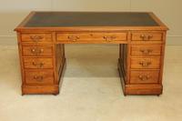 Early 20th Century Mahogany Banker's Desk