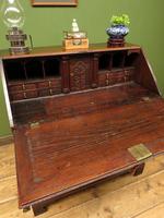 Antique Carved Oak Writing Bureau Desk with Fall Front, Handsome Gothic Piece (20 of 24) Antique Carved Oak Writing Bureau Desk with Fall Front, Handsome Gothic Piece (20 of 24)