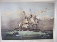 Engraving of HMS Malabar Leaving Harbour by G Garnier, After N Condy Jnr (2 of 5) Engraving of HMS Malabar Leaving Harbour by G Garnier, After N Condy Jnr (2 of 5)