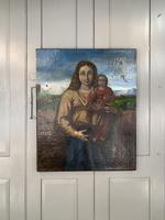 Antique Spanish oil painting study of Madonna and child (2 of 10) Antique Spanish oil painting study of Madonna and child (2 of 10)