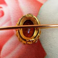 Edwardian 9ct Gold Citrine & Pearl Cluster Bar Brooch (4 of 6) Edwardian 9ct Gold Citrine & Pearl Cluster Bar Brooch (4 of 6)