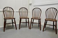 4 High Windsor Beech & Elm Hoop Back Windsor Chairs (2 of 5) 4 High Windsor Beech & Elm Hoop Back Windsor Chairs (2 of 5)