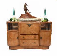 Art Deco Drinks Cabinet Walnut Vintage 1930s (2 of 16) Art Deco Drinks Cabinet Walnut Vintage 1930s (2 of 16)
