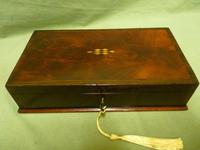 Inlaid Flame Mahogany & Rosewood Box c.1890 (3 of 13) Inlaid Flame Mahogany & Rosewood Box c.1890 (3 of 13)