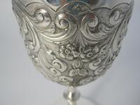 Edwardian Silver Goblet with Knobbed Stem & Plain Splayed Circular Foot (4 of 6) Edwardian Silver Goblet with Knobbed Stem & Plain Splayed Circular Foot (4 of 6)