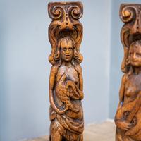 Pair of Bird & Lute Carved Figures (6 of 9) Pair of Bird & Lute Carved Figures (6 of 9)