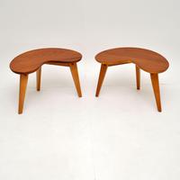 Pair of Vintage Walnut Kidney Side Tables (3 of 8) Pair of Vintage Walnut Kidney Side Tables (3 of 8)
