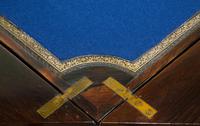 A Late Victorian Inlaid Rosewood Envelope Card Table (9 of 9) A Late Victorian Inlaid Rosewood Envelope Card Table (9 of 9)