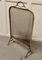 Victorian Arts & Crafts Brass Fire Guard, Spark Screen (3 of 4) Victorian Arts & Crafts Brass Fire Guard, Spark Screen (3 of 4)
