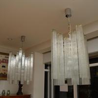 Pair of Large Vintage 1960’s Glass Chandeliers by Doria Leuchten (6 of 11) Pair of Large Vintage 1960’s Glass Chandeliers by Doria Leuchten (6 of 11)