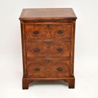 Antique Burr Walnut Bachelors Chest of Drawers (4 of 9) Antique Burr Walnut Bachelors Chest of Drawers (4 of 9)