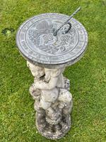 Large' Victorian Style' 3 Cherubs Stone Sundial Fairy Brass Top Timepiece (3 of 29) Large' Victorian Style' 3 Cherubs Stone Sundial Fairy Brass Top Timepiece (3 of 29)