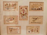Early 20th century embroidered silk greetings cards (16 of 16) Early 20th century embroidered silk greetings cards (16 of 16)