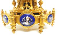 Antique 8 Day Ormolu Mantel Clock Sevres Gothic Knight Tower French Mantle Clock (4 of 8) Antique 8 Day Ormolu Mantel Clock Sevres Gothic Knight Tower French Mantle Clock (4 of 8)
