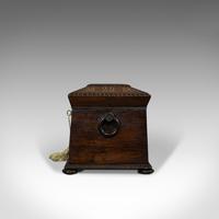 Antique Tea Caddy, English, Rosewood, Chest, Thomas of London, Regency c.1820 (12 of 12) Antique Tea Caddy, English, Rosewood, Chest, Thomas of London, Regency c.1820 (12 of 12)