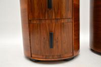 Pair of Art Deco Walnut Bedside Chests (9 of 13) Pair of Art Deco Walnut Bedside Chests (9 of 13)