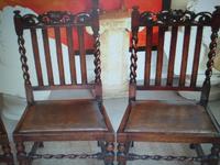 Solid Oak Table with flaps and four chairs. All very substantial in weight! (9 of 9) Solid Oak Table with flaps and four chairs. All very substantial in weight! (9 of 9)