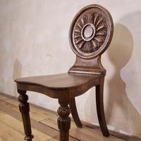 19th Century William IV Elm & Burr Elm Hall Chair (10 of 14) 19th Century William IV Elm & Burr Elm Hall Chair (10 of 14)