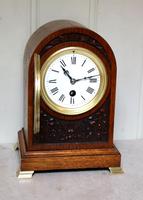 Edwardian Oak Arch Top Mantel Clock (4 of 12) Edwardian Oak Arch Top Mantel Clock (4 of 12)