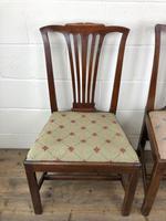 Two Similar Edwardian Mahogany Frame Chairs with Fabric Seats (9 of 11) Two Similar Edwardian Mahogany Frame Chairs with Fabric Seats (9 of 11)