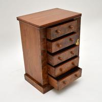 Antique Victorian Burr Walnut Miniature Wellington Chest (7 of 11) Antique Victorian Burr Walnut Miniature Wellington Chest (7 of 11)