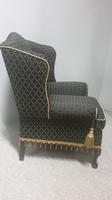 Georgian Style Upholstered Wing Armchair c.1920 (4 of 7) Georgian Style Upholstered Wing Armchair c.1920 (4 of 7)