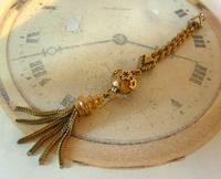 Antique Pocket Watch Chain Tassel Fob 1890s Victorian Long Rose & Yellow Gilt Fob (4 of 11) Antique Pocket Watch Chain Tassel Fob 1890s Victorian Long Rose & Yellow Gilt Fob (4 of 11)
