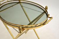 Vintage French Brass Folding Side Table (6 of 8) Vintage French Brass Folding Side Table (6 of 8)