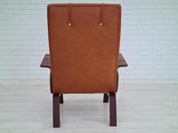 Danish armchair, cowhide, cognac leather, 1970s (9 of 20) Danish armchair, cowhide, cognac leather, 1970s (9 of 20)