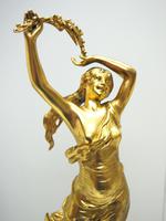 Incredible Art Nouveau Dancing Figural Mantel Clock Set 8 Day Striking Mantle Clock with Side Lamps (9 of 15) Incredible Art Nouveau Dancing Figural Mantel Clock Set 8 Day Striking Mantle Clock with Side Lamps (9 of 15)