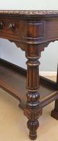 Antique Oak Victorian Shaped Sideboard Server (11 of 15) Antique Oak Victorian Shaped Sideboard Server (11 of 15)