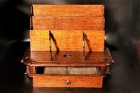 Late 19th Century Oak Slope Fronted Correspondence Box (3 of 5) Late 19th Century Oak Slope Fronted Correspondence Box (3 of 5)
