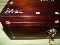 Inlaid Rosewood Jewellery Box + Tray c.1845 (10 of 12) Inlaid Rosewood Jewellery Box + Tray c.1845 (10 of 12)