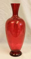 Antique Large Mary Gregory Ruby Cranberry Vase (6 of 6) Antique Large Mary Gregory Ruby Cranberry Vase (6 of 6)