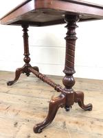 Victorian Mahogany Occasional Table with Stretcher (2 of 10) Victorian Mahogany Occasional Table with Stretcher (2 of 10)